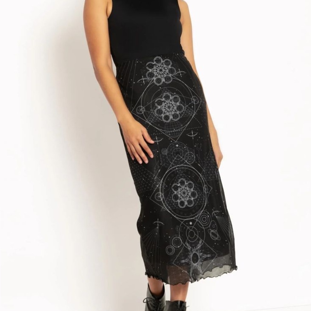 DC-Ometry Sheer Midaxi Tube Skirt